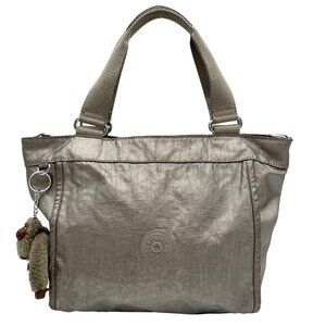Kipling Gray Metallic Crossbody Bag